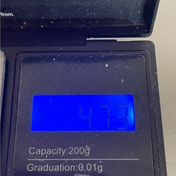 Vintage 1.5” sterling silver triangular shaped agate screw back drop earrings - Picture 7 of 9